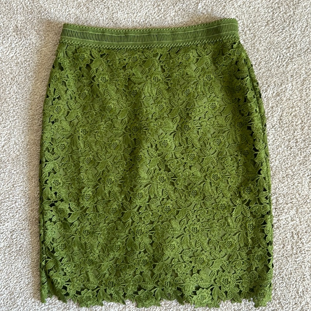 Ann Taylor Lace Pencil Skirt